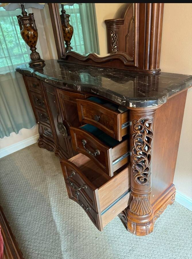 Michael Amini Excelsior Bedroom Set | eBay