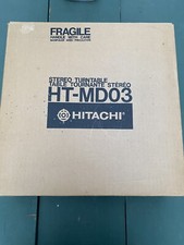 HITACHI MODEL HT-MD03 SEMI-AUTOMATIC TURNTABLE - VINTAGE NEW UNUSED
