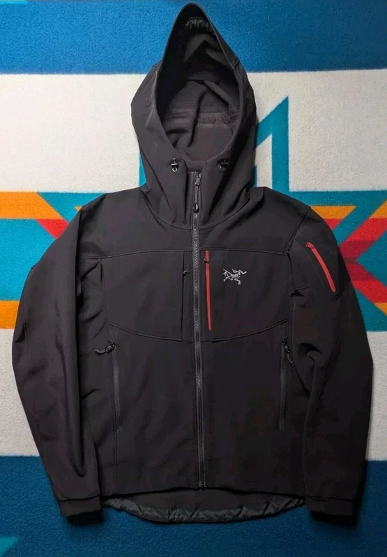 arcteryx gamma mx full zip softshell fleece lined vtg jacket