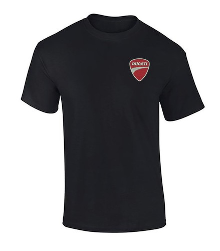 Ducati style - Racing Car Merch Unisex T-Shirt - Embroidered Logo - Picture 6 of 7