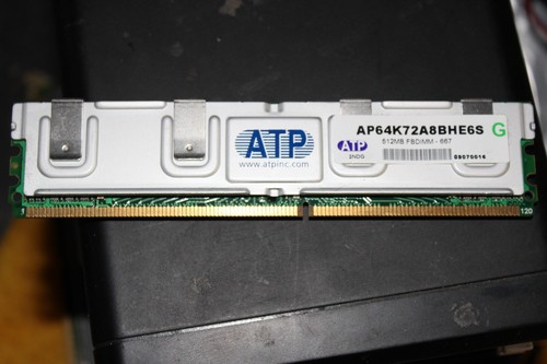 ATP 1GB 2Rx8 PC2-5300F DDR2-667 FB-DIMM ECC Server RAM - Picture 1 of 3