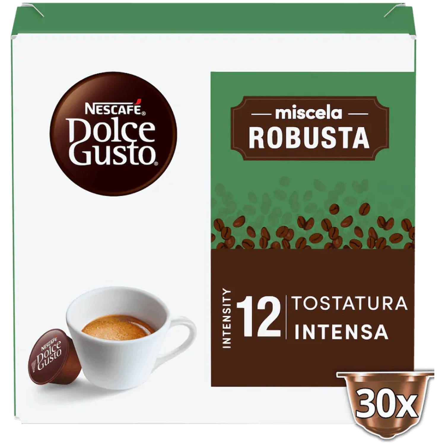 Capsule Caffe' Dolce Gusto Espresso Robusta 30 capsule