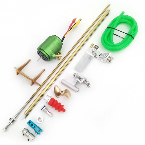 RC Boat 3.175mm 1/8" Shaft Strut Rudder Propeller 2440 Motor for RC Speed Boat - Picture 7 of 18