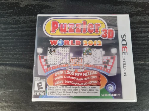 Puzzler World 2012 3D for Nintendo 3DS Brand New Factory Sealed