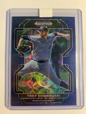 2022 Prizm Draft Picks Blue Kaleidoscope Trey Dombroski #D /15 Astros #PDP133