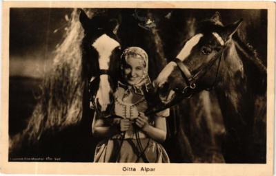 CPA AK GITTA ALPAR FILM STAR (600515)