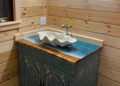 Epoxy Countertop, Ocean Wave Epoxy Table, Diy Wooden Table, Resin Table ...