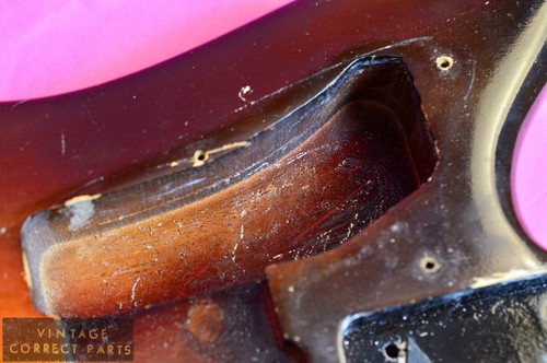 Vintage Fender Jazzmaster Body 1959 / 1960 - Killer PRE-CBS Project - Gold Guard - 第 13/24 張圖片