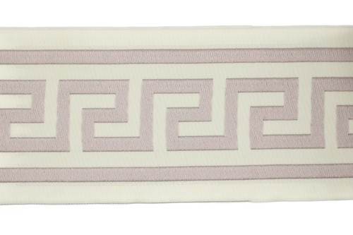 3.93 inches Greek Key Ribbon Trim, Drapery Curtain Trim, Drapery Banding - Picture 5 of 18