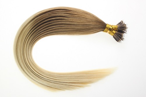 14"-24" 1g 7A* Nano Ring Tip Bead Double Drawn HALO Remy Human Hair Extensions - Picture 131 of 137