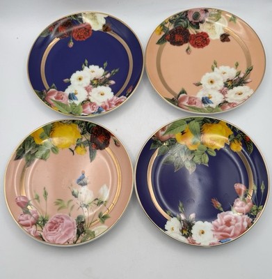 Seven Sisters Appetizer Plates, Set Of 4 In Original Box