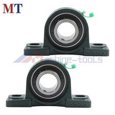 UCP207-22 Self Aligning Bearing 1-3/8 Bore 2 Bolt Solid Base Pillow Block 2 Pcs