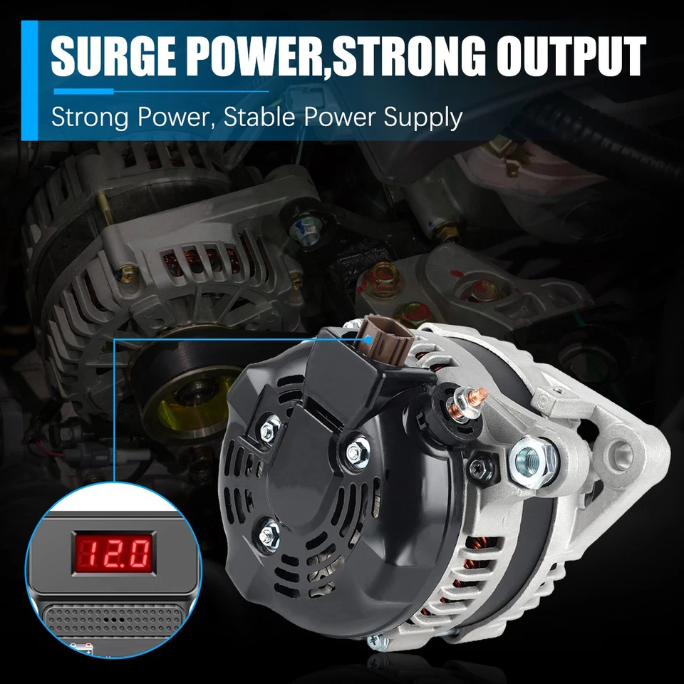 Alternator 11136 Fits For 2005-2015 Toyota Avalon 2007-2016 Camry 3.5L 100Amp Foto 4 de 4