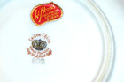 Vintage Lefton Hand Painted Lusterware Teacup & Saucer Apple Gold Trim Crown — photo 5
