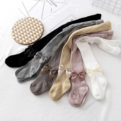 Kinder Strumpfhose Mädchen Baumwolle Strick Hohe Taille Winter Warm