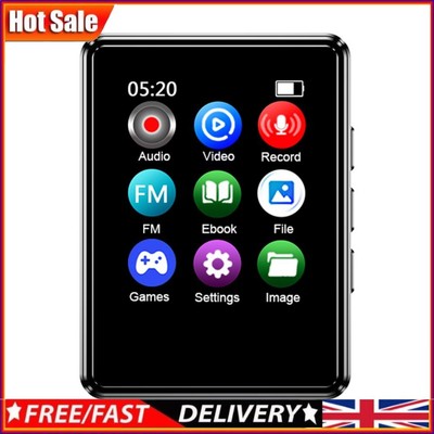 8/16/32/64G MP3 Player Bluetooth-kompatibel 5.0 HIFI Sound für E-Book FM Radio ~