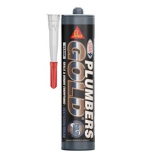 Plumbers Gold Excellent Primerless Adhesion with Mould Shield Silicone Sealant