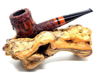 SER JACOPO "DRIP WAX" ROWLETTE CHUBBY STRAIGHT BILLIARD ESTATE PIPE