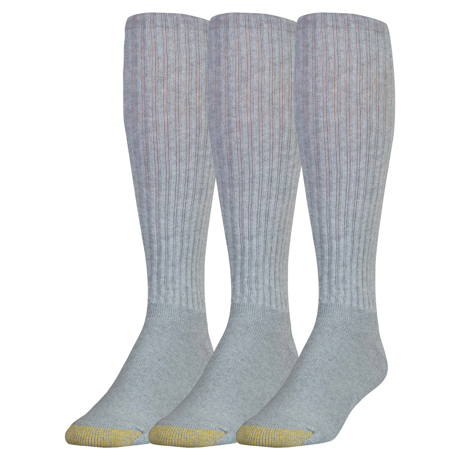 Men's Ultra Tec Performance Over-The-Calf Athletic Socks, Multipairs, Grey He...