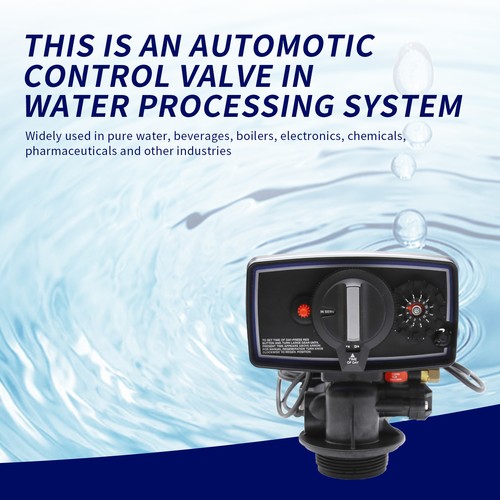 5600 Water Softener Time Clock Control Valve, 110V 12 Day Flow Control Head - Picture 5 of 10