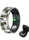 💪Smart Ring Fitness Tracking Calories Heart Rate Blood Oxygen Size10 Silver