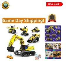 Creative 5-in-1 Building Set - 430 PCS Plastic Blocks RC Robot for Ages 6-14
