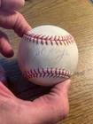 Joe Morgan Signed & Autograph game used baseball with COA hologram