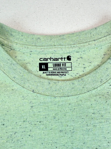 Carhartt Loose Fit Flecked Short Sleeve Pocket Tee - Green - XL - Bild 3 von 6