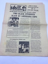 Vintage SDS New Left Notes Newspaper November 21 1972