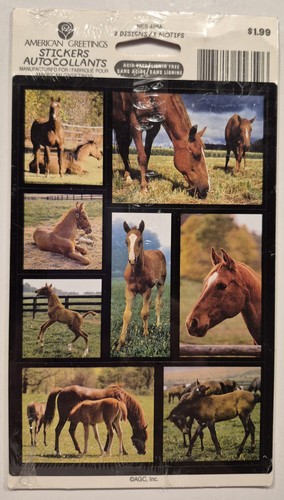 Vintage Stickety Doo Da Horse Stickers 4 Sheets American Greetings Collectible - Picture 2 of 3