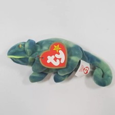1999 McDonald  s Ty Teenie Beanie Baby 6 Iggy the Iguana Toy NEW Sealed