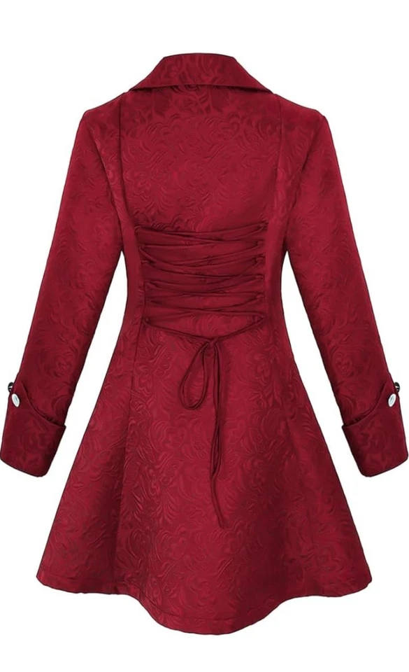 Размер S женщин Ренессанс Gothic пальто средневековый пират стимпанк жилет куртка - Изображение 3 из 4