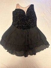 Jerry's Black Figure Skating Dress - Excellent Condition - Medium
