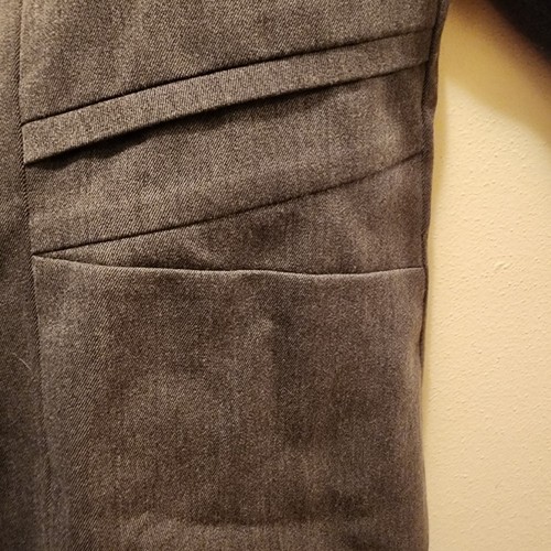 Ashley Stewart Womens Gray Polyester Blend Single Breasted Blazer Size 18W - Picture 5 of 5