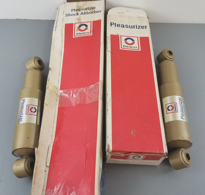 2 New AC DELCO PLEASURIZER SHOCK ABSORBERS P1167 500-89 1971-81 Chevy GMC Van