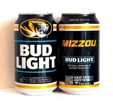 2025 BUD LIGHT - 12 oz Beer Can #881465 - NCAA MISSOURI TIGERS - LAST TWO!