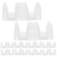  10 Pcs Glass Shower Door Guide Bottom Anti-collision Block for Mount