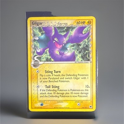 The Pokémon Company Pokémon TCG Gligar 60 HP Rare EN 2006 Delta 16/101