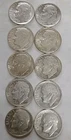 Lot of 10 - U.S. 90% Silver Roosevelt Dimes 1950-1959 PD+ S Mints $1 Face #5
