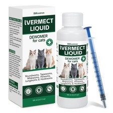 DEWORMER Digestive Cleanser 100ml Broad Spectrum Supports Worm Removal for Cats