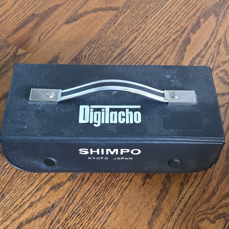 Shimpo DT-103B Contact Tachometer DigiTacho Digital with Case