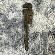 AMPCO Bronze 14” Pipe Wrench Non- Sparking, W-212 Opens to 2-1/4", USA