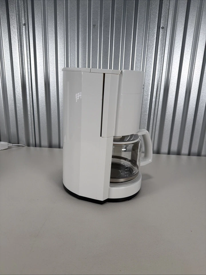 Krups ProAroma 10 Cup White Coffee Maker w/ Carafe - Working! - Image 3 of 4