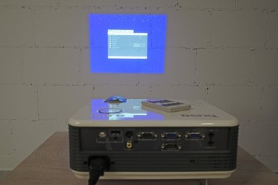 BENQ MP625P XGA PROJEKTOR 1080i DLP, HDMI, USB, 2700 ANSI LUMEN, defekt .