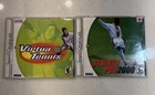 CIB Virtua Tennis and Striker Pro 2000 Sega Dreamcast CIB Complete Authentic