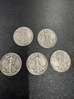 Lot (5) 1940 Walking Liberty Half Dollar