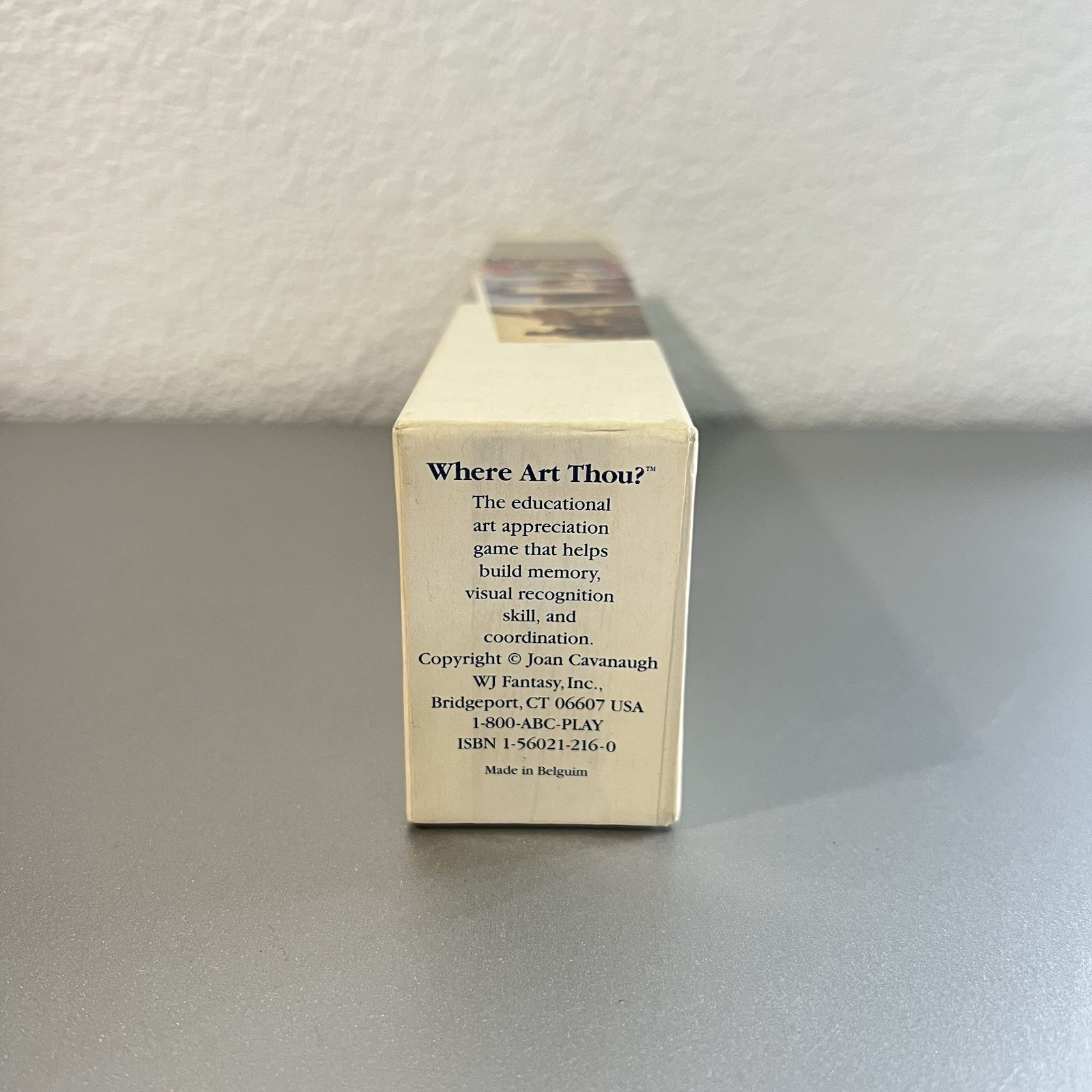 Where Art Thou? An Art Appreciation Game...Fun for the Whole Family - WJ Fantasy