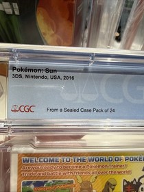 CGC 9.9 A++ Pok&eacute;mon Sun And Moon Nintendo 3DS New Sealed Game GRADED POKEMON