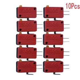 10/20Pcs Red New 3 Pin Microswitch Push Button For Arcade Mame Jamma Games E
