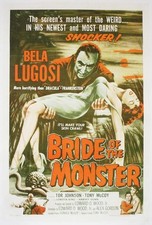 BRIDE OF THE MONSTER-BELA LUGOSI-ED WOOD- HORROR LB